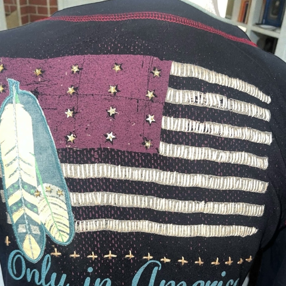 Double D Black Long Sleeve Graphic Top - Picture 10 of 14